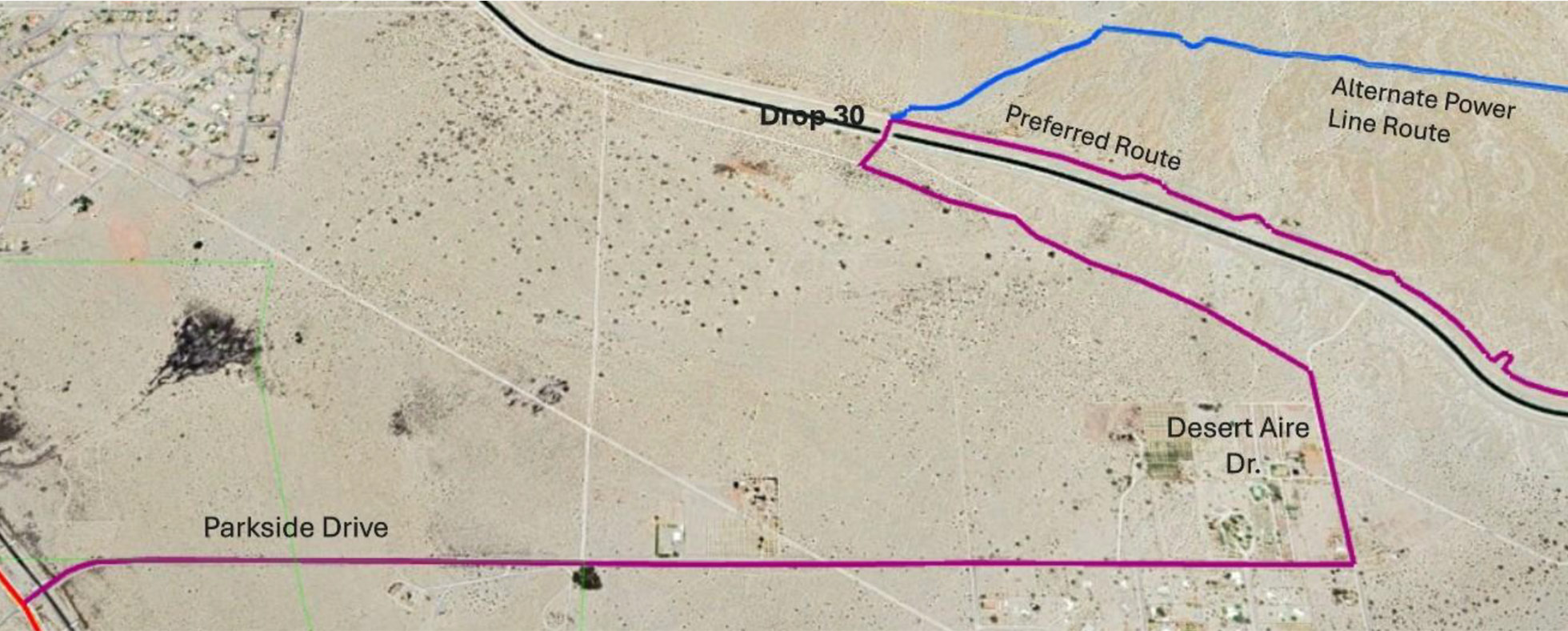 Bradshaw Trail map overview