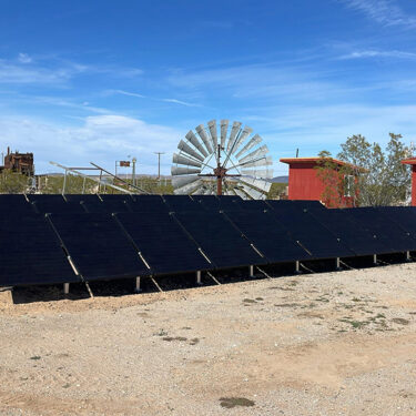 Solar panels installed at Goffs on February , 2026"