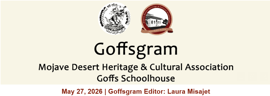 Goffsgram header with MDHCA logo - May 2026 issue - Laura Misajet, Editor